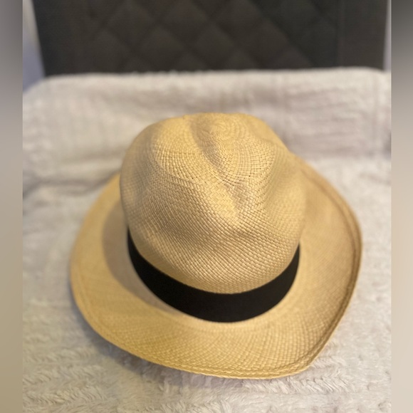 J Crew Panama Straw Hat, Size S/M Like New - Picture 3 of 6